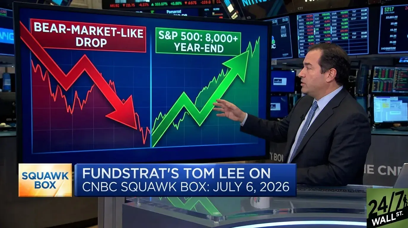 Top Wall Street Strategist: The S&P 500 Could Hit As High As 8,800 This Year, But a 10-20% Drop May Come First