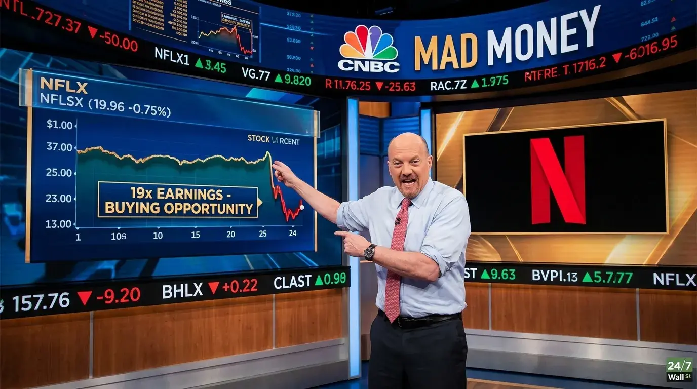 Netflix “Is Not a Broken Company” and Trades At Just 19x Earnings. Jim Cramer Says Start Buying