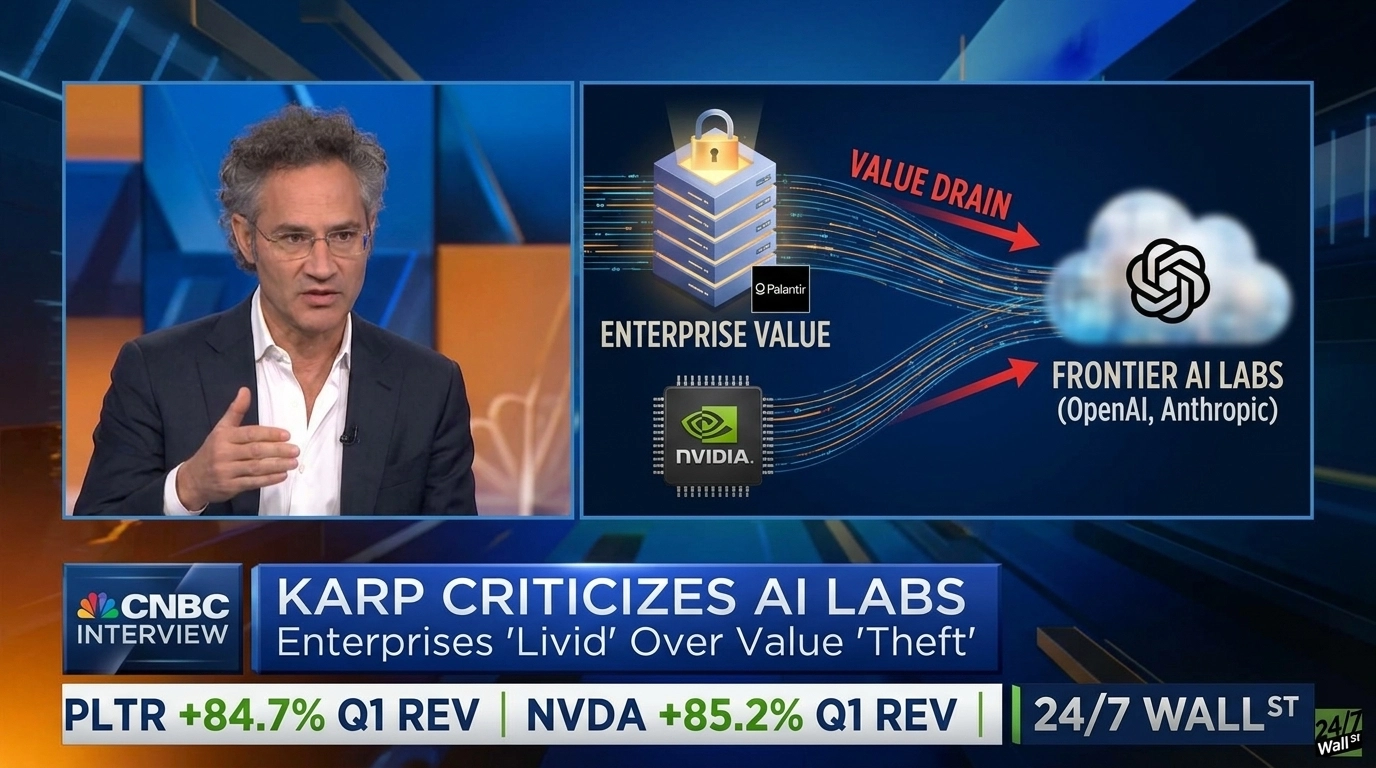 Palantir CEO Alex Karp: Enterprises Are “Livid” Over AI Models That “Steal” Their Business Value