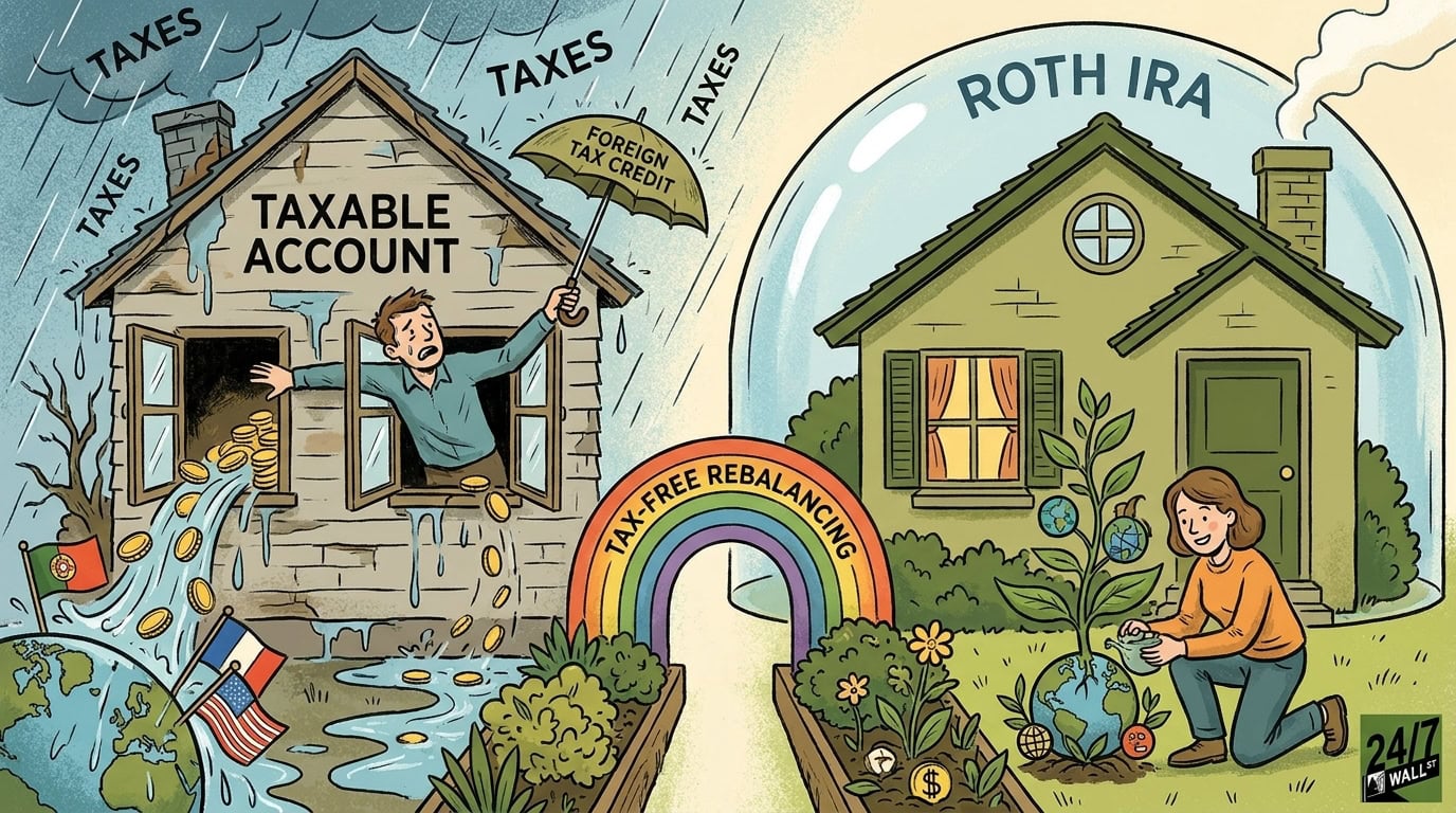 The Tax Math That Makes VXUS Worth $2,184 More Inside a Roth IRA