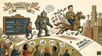 What Betting Markets Really Think About the OpenAI, Anthropic, and Databricks IPOs