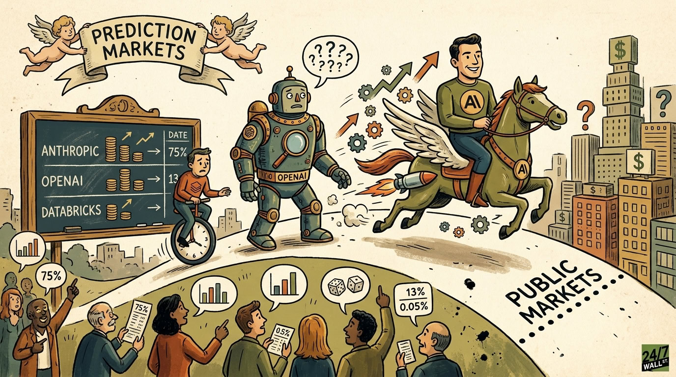 What Betting Markets Really Think About the OpenAI, Anthropic, and Databricks IPOs