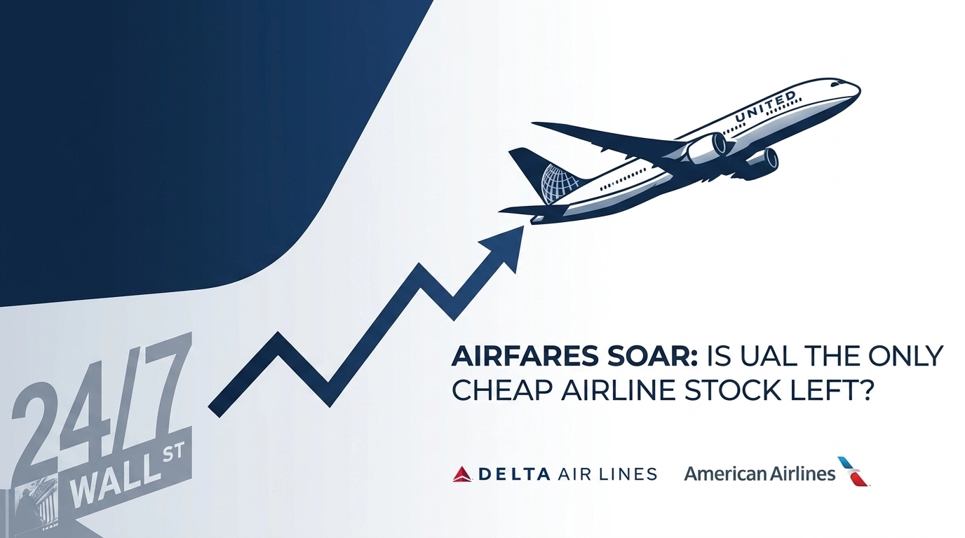 247wallst.com - Omor Ibne Ehsan - Airfares Are Up 25.5% and United Says It's Set To Increase More. Is UAL the Only Cheap Airline Stock Left?