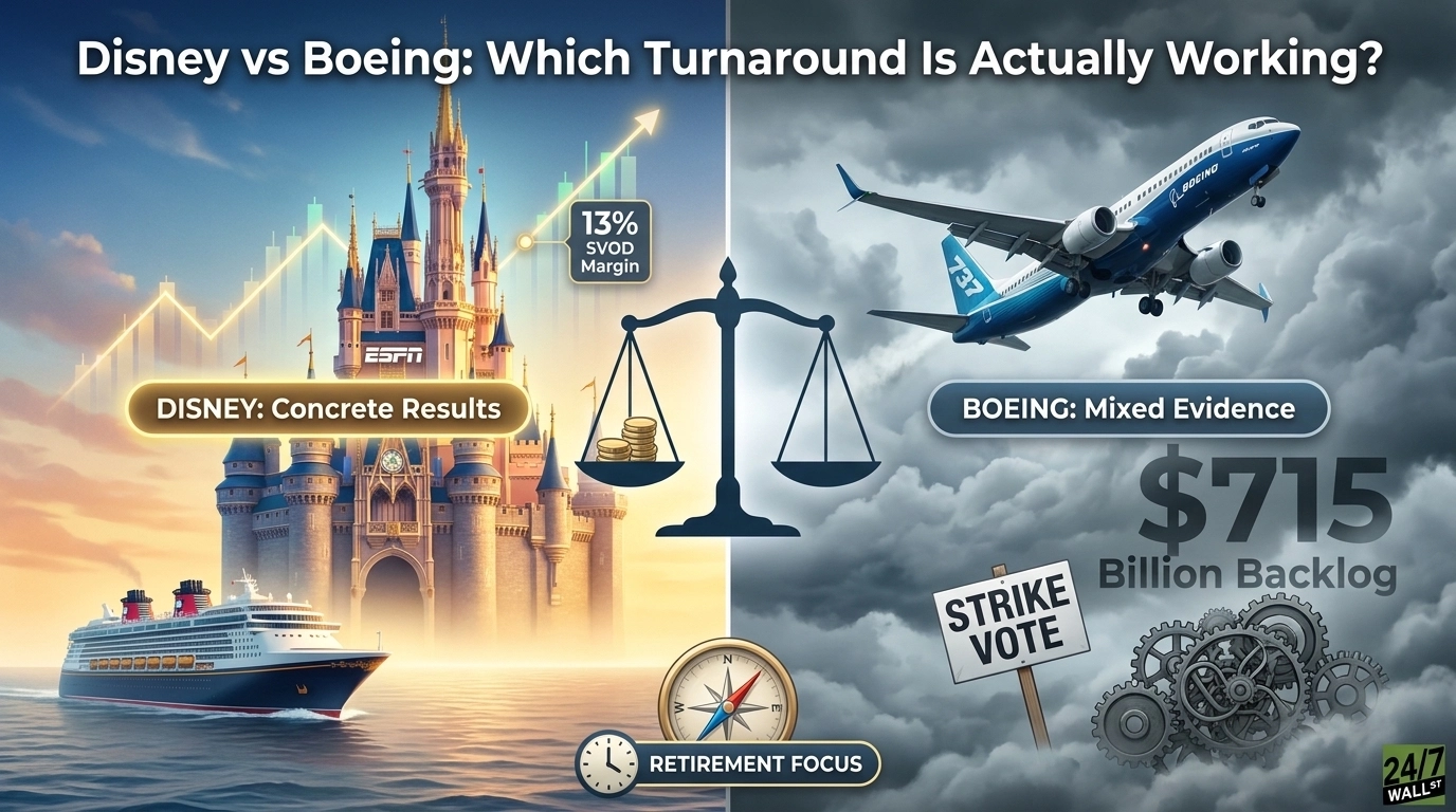 Disney vs Boeing: Which Turnaround Is Actually Delivering Results?