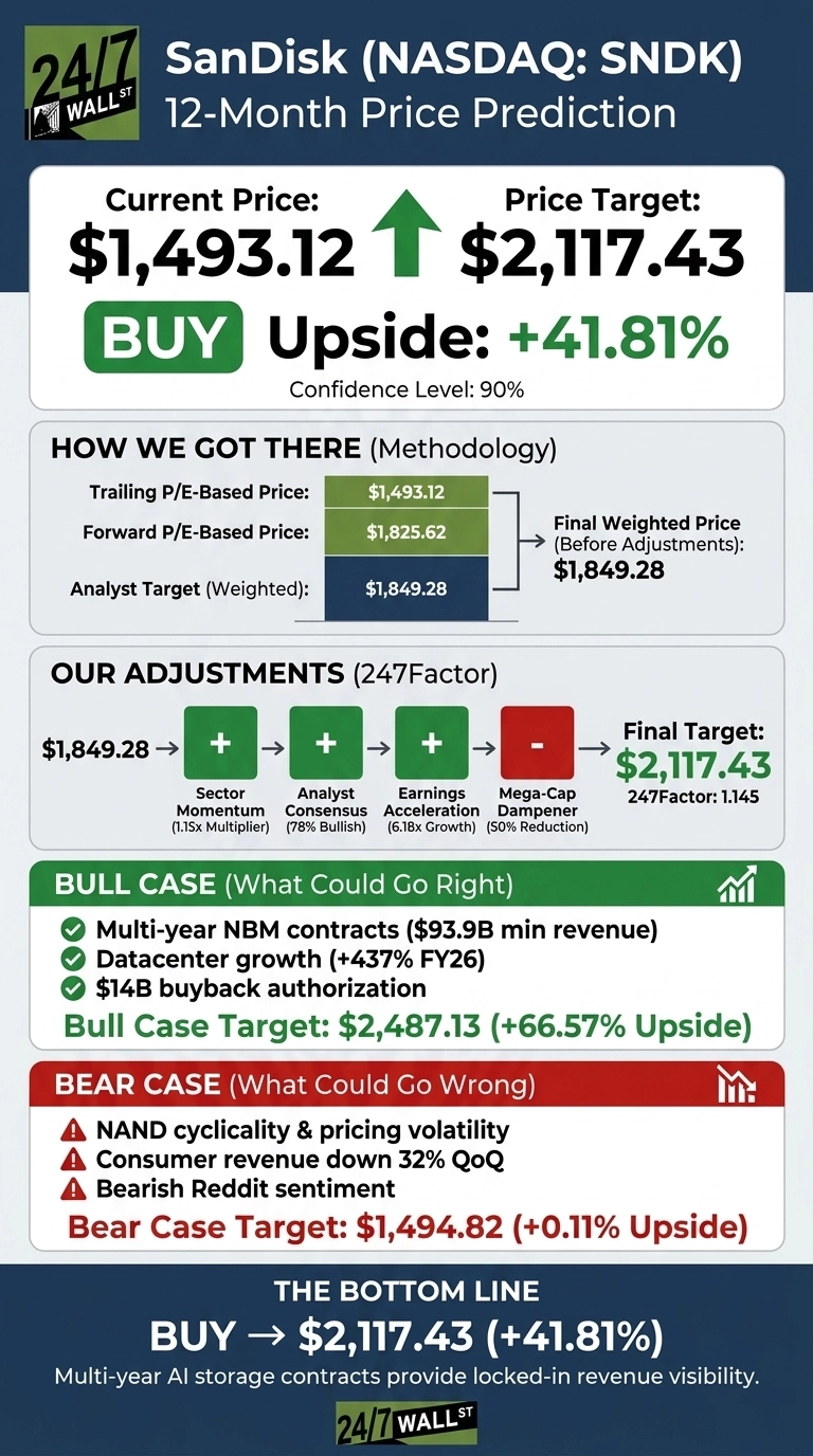 One Reason to Be Bullish on SanDisk Stock infographic