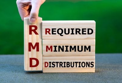 Blocks form the expression Required Minimum Distributions (RMD).