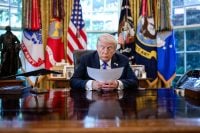 Donald Trump in Oval Office