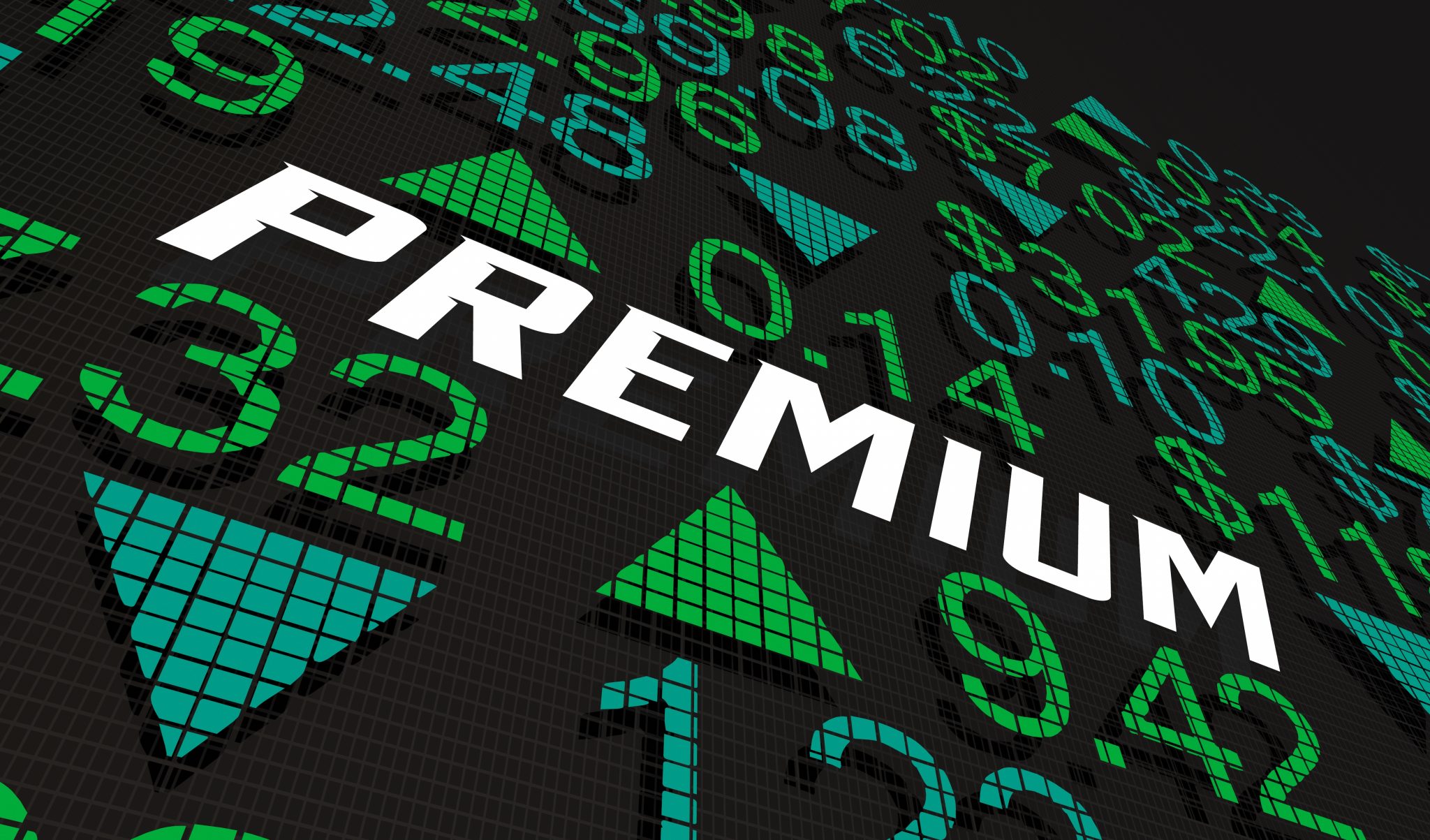 Premium Stock Market Share Price Value Company Equity 3d Illustration