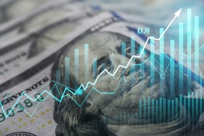Dow Jones Industrial Average Trending Up Do To Good Economic News