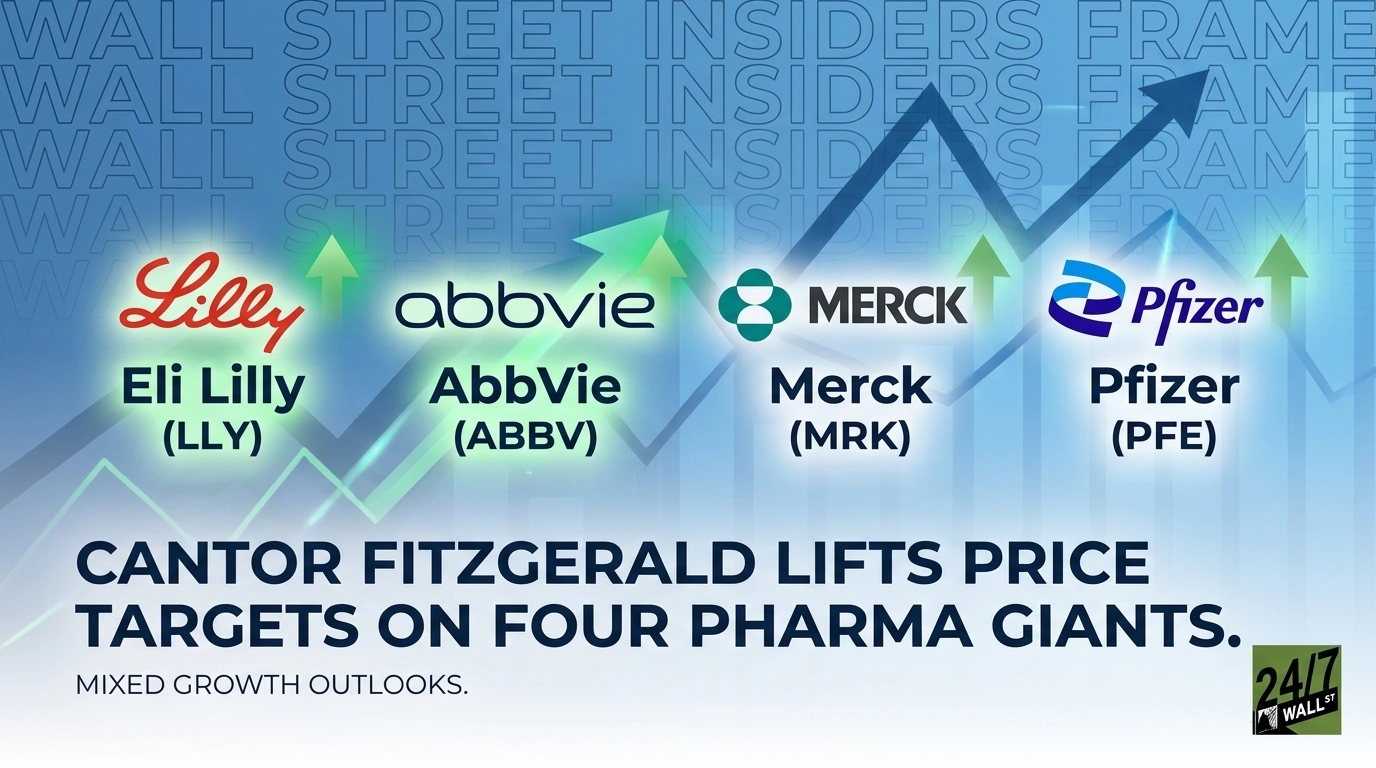 247wallst.com - Vandita Jadeja - Cantor Fitzgerald Lifts Price Targets on Four Pharma Giants Amid Mixed Growth Outlooks