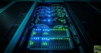 Using an extreme low-angle on physical infrastructure conveys the massive power and undeniable scale of the cloud systems fueling Microsoft's earnings.